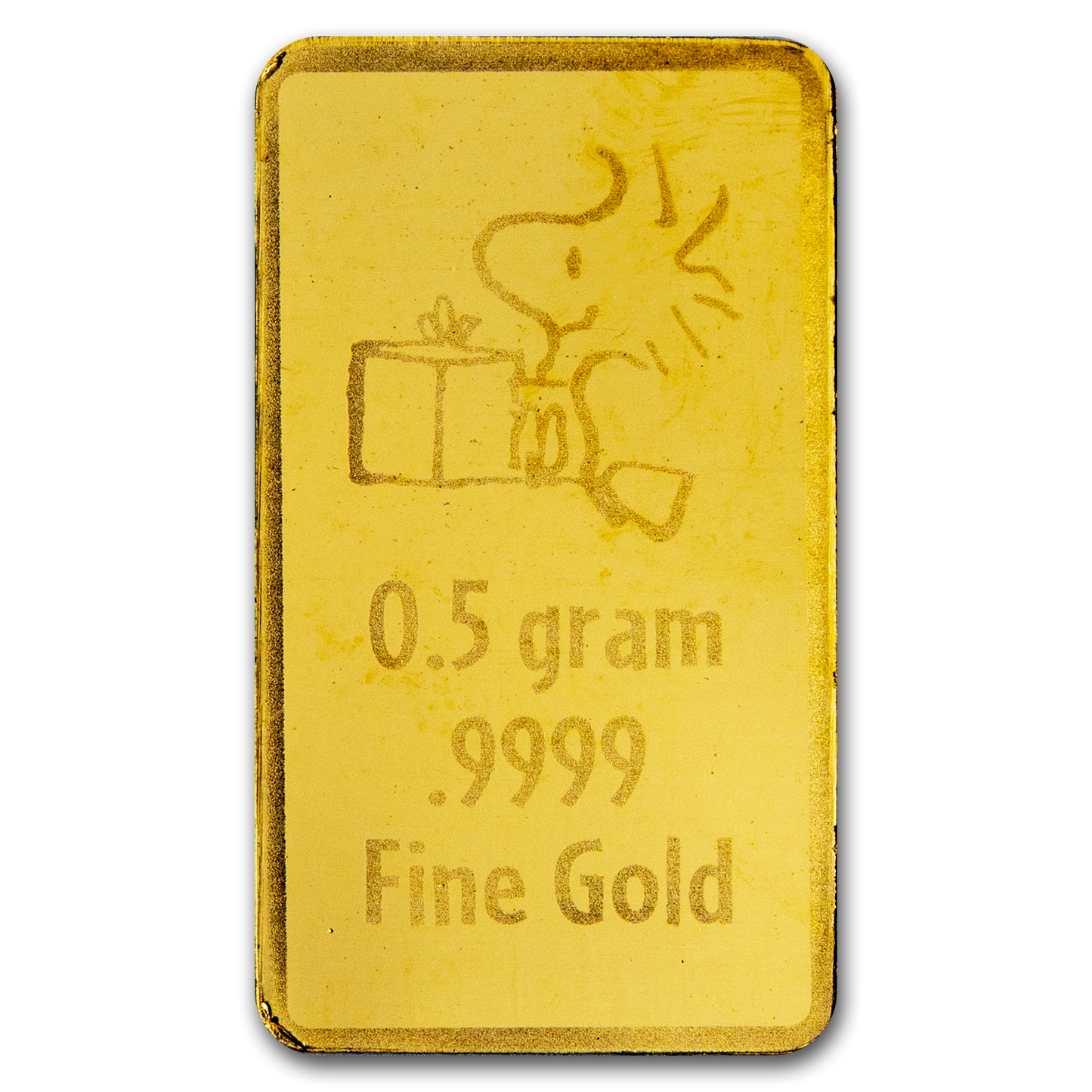 2025 Peanuts Christmas 0.5g Gold Coin in Card - CoinsTV