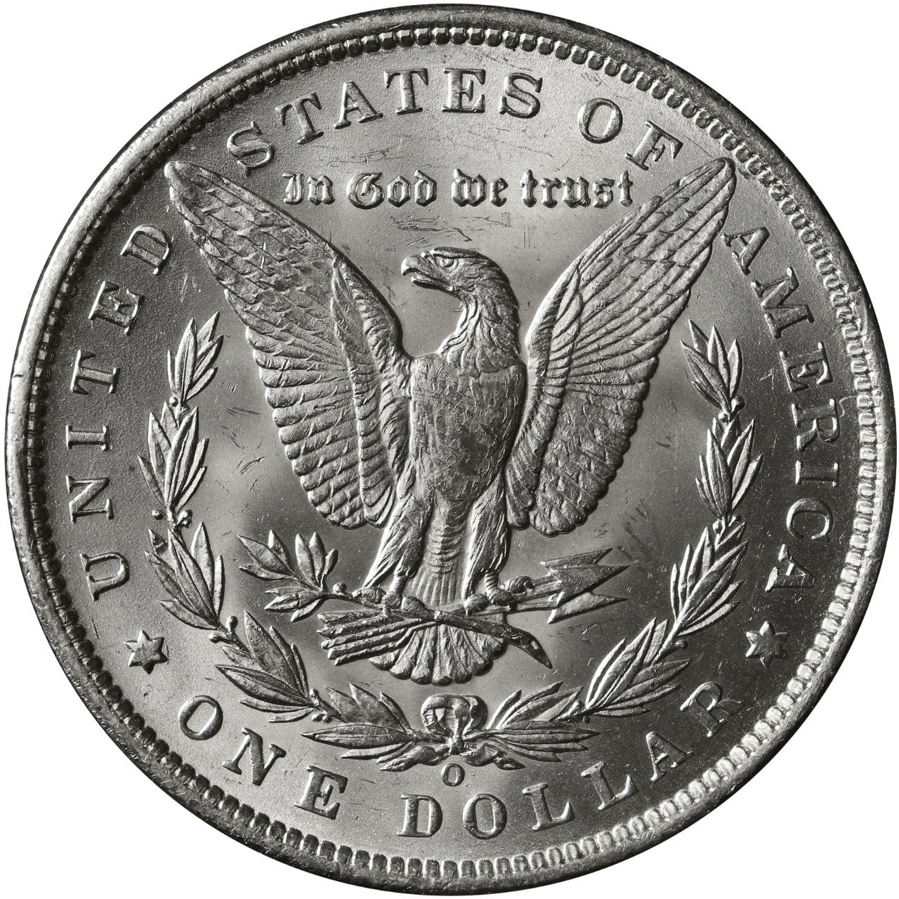 1890 Morgan Silver Dollar New Orleans - Brilliant Uncirculated - CoinsTV
