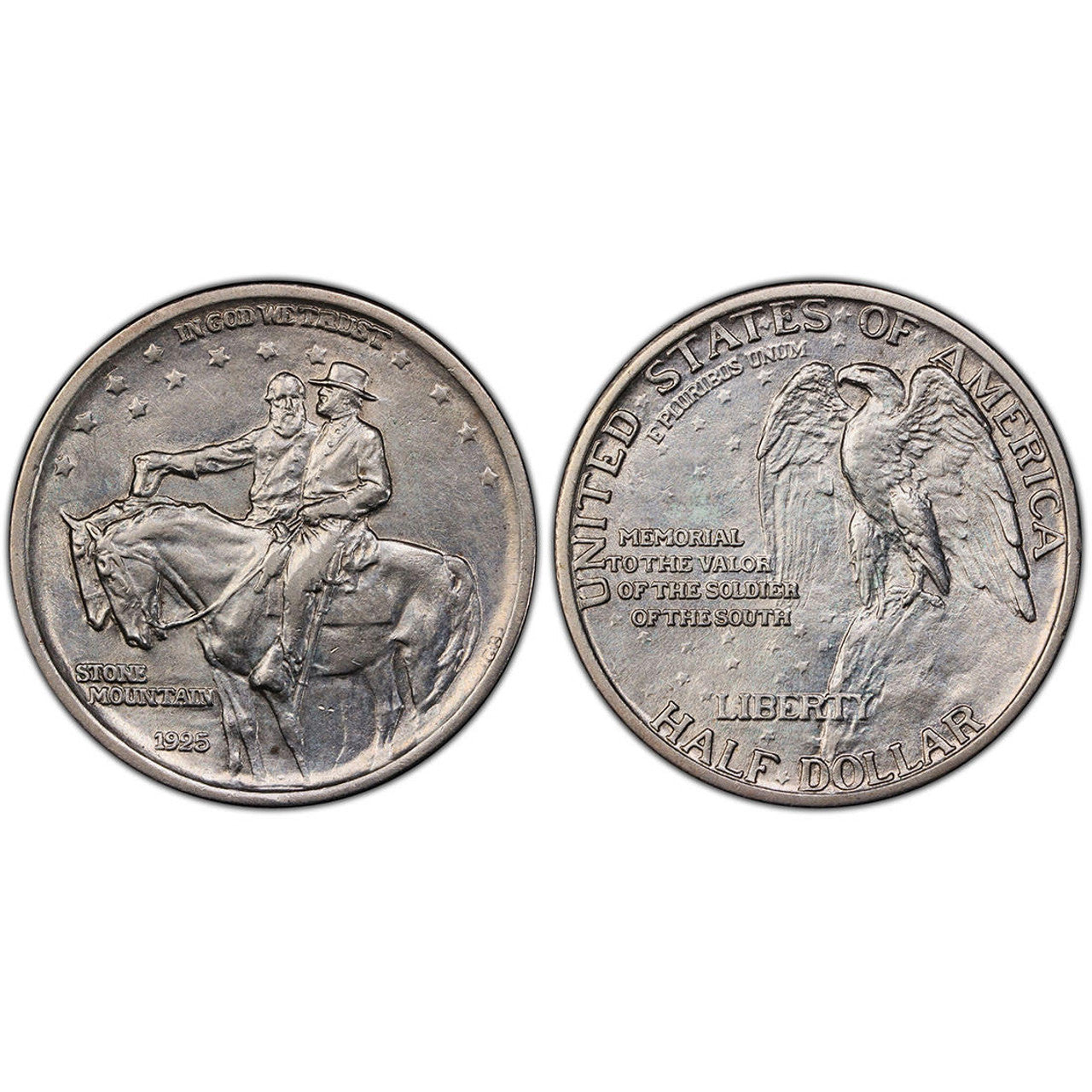 1925 Stone Mountain Half Dollar AU/BU - CoinsTV
