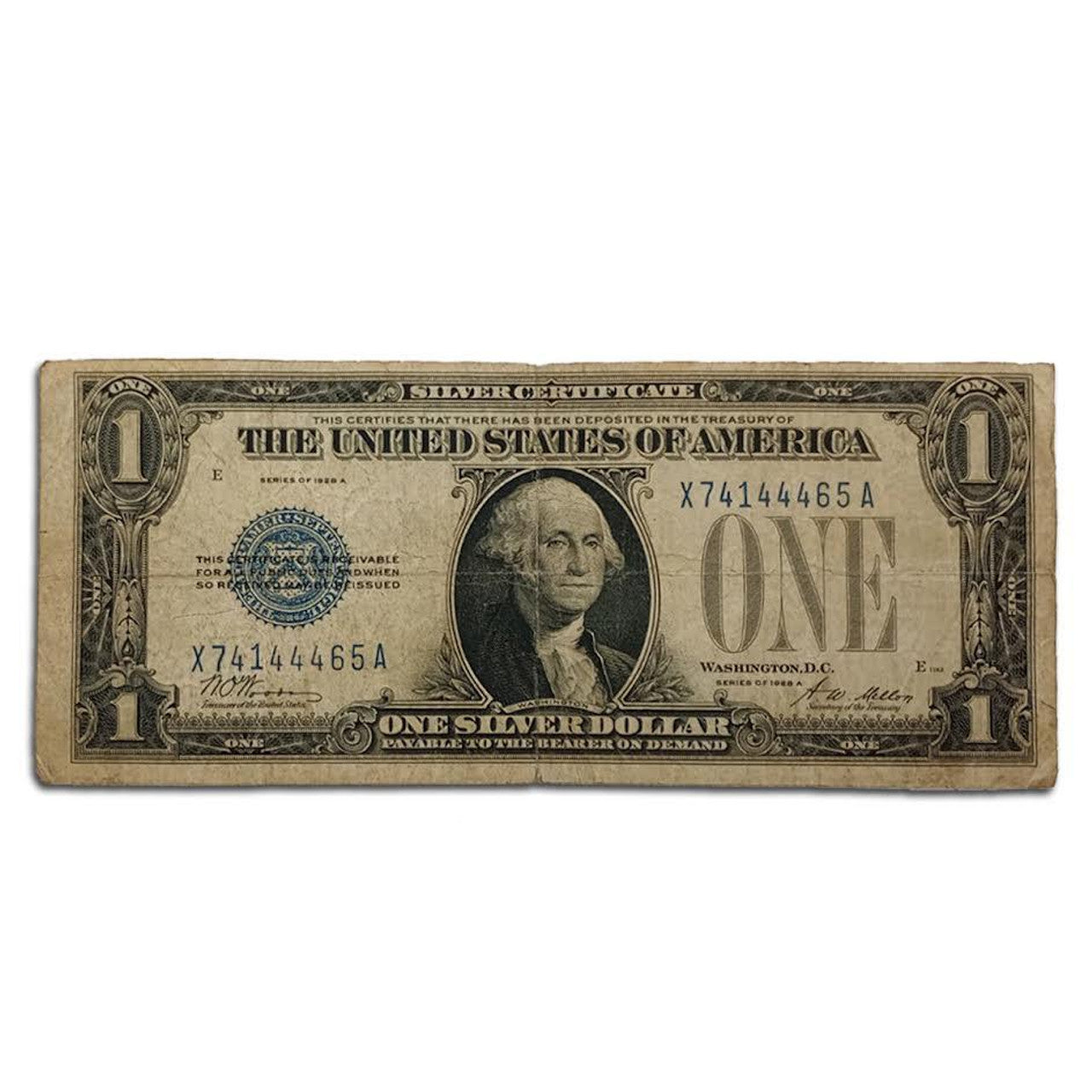 1928 $1 Silver Certificate - Funnyback - CoinsTV