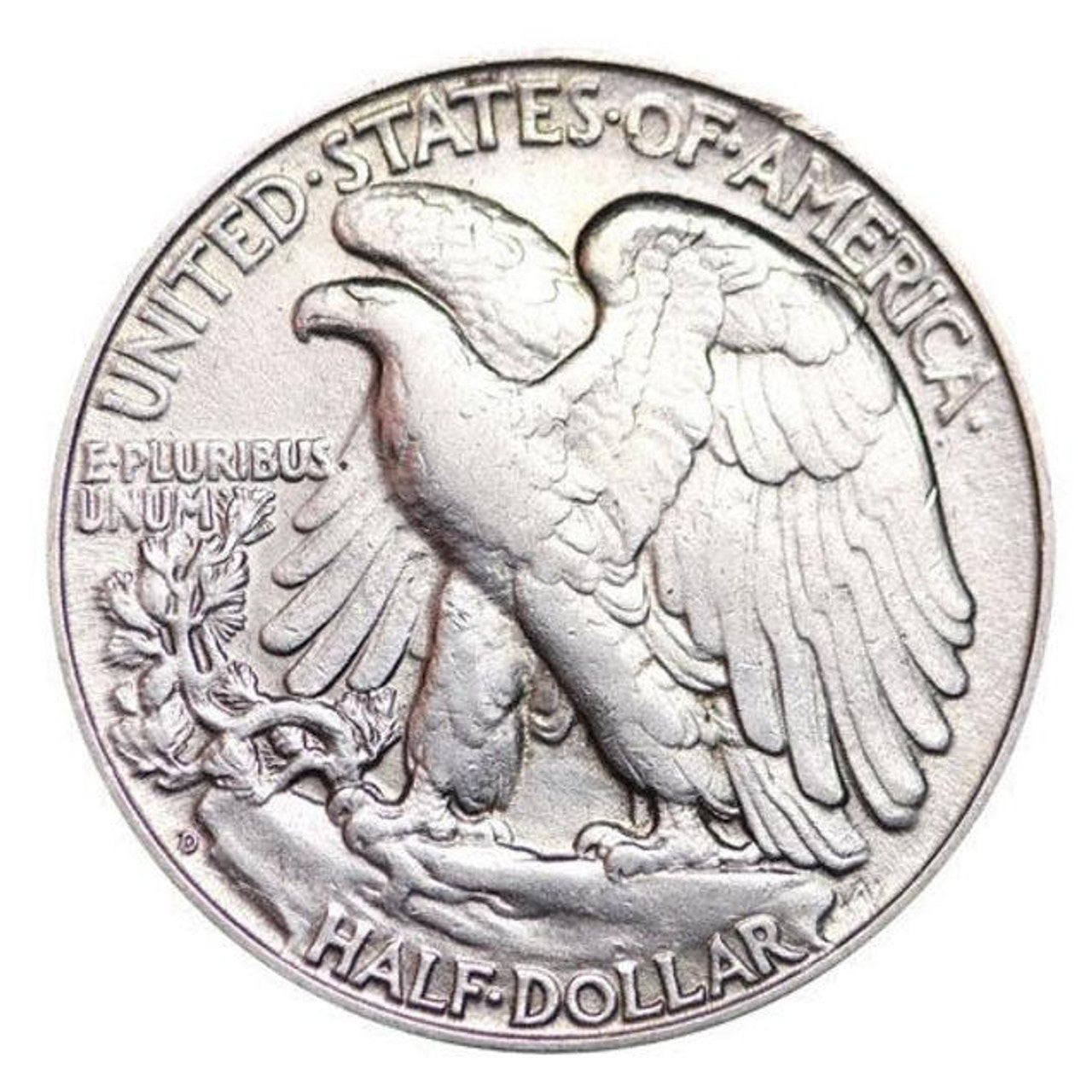 1945-D Walking Liberty Silver Half Dollar Denver - Brilliant Uncirculated - CoinsTV