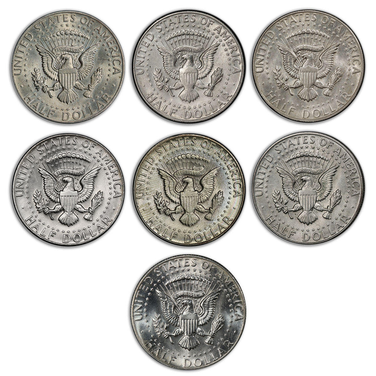 1964-1970 Silver Kennedy Half Dollar - 60th Anniversary Collection - CoinsTV