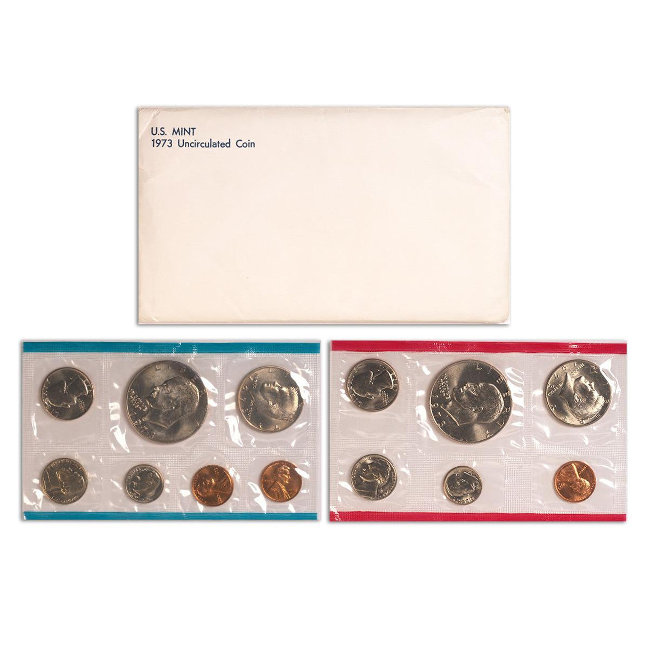 1973 US Mint Set - 13 Coins - Unopened - CoinsTV