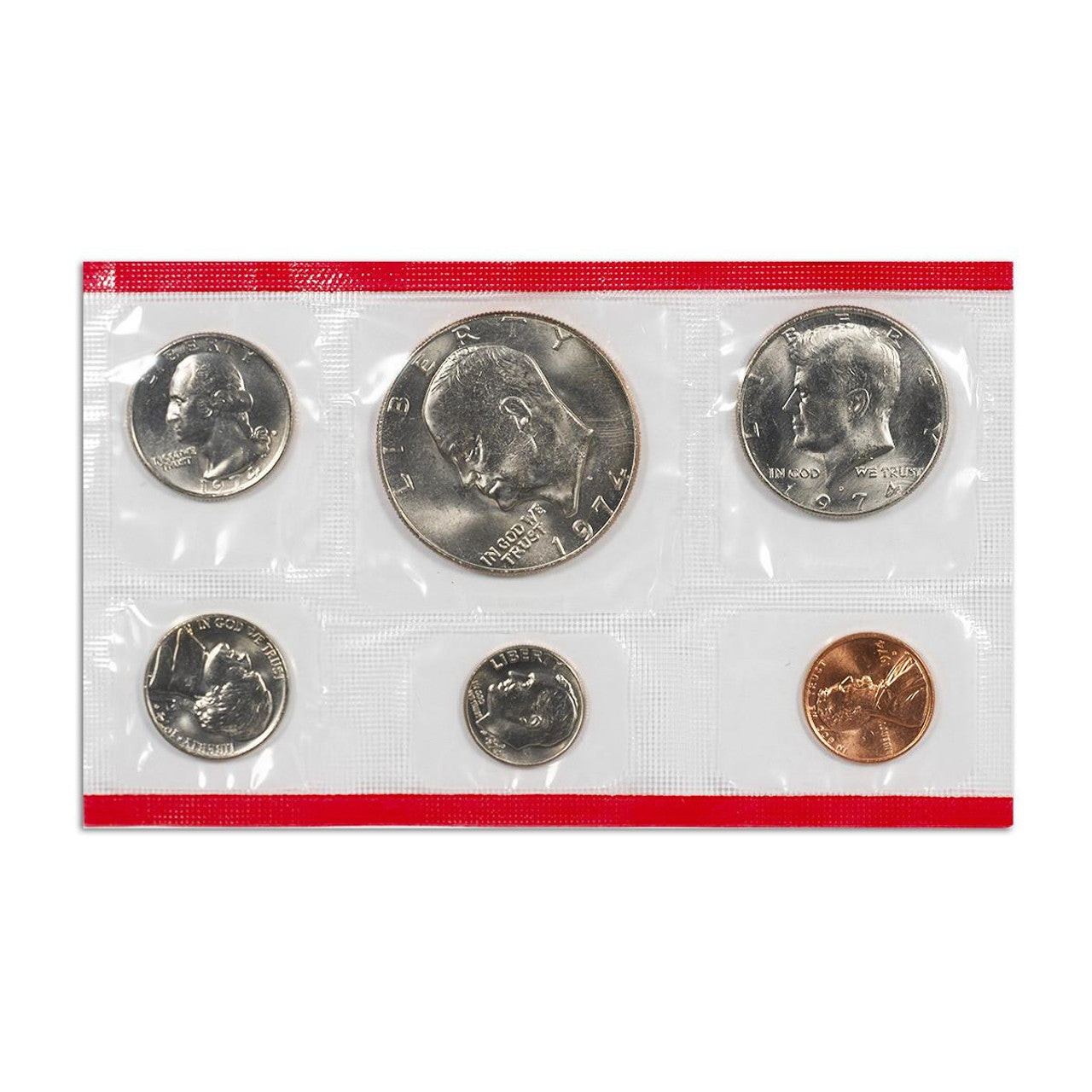 1974 US Mint Set - 13 Coins - Unopened - CoinsTV