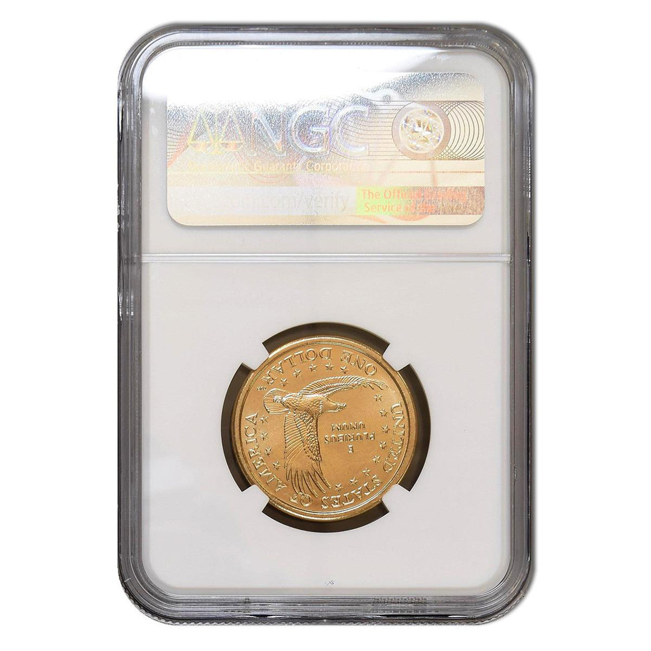 2000-D Sacagawea Dollar Coin NGC MS67 PL Millennium Set - Mercanti Signed - CoinsTV