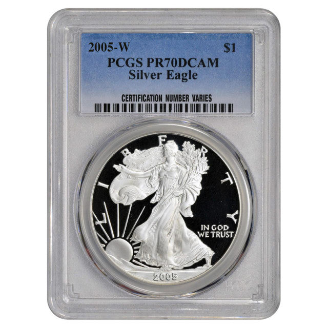 2005-W Silver Eagle - PCGS PR70DCAM