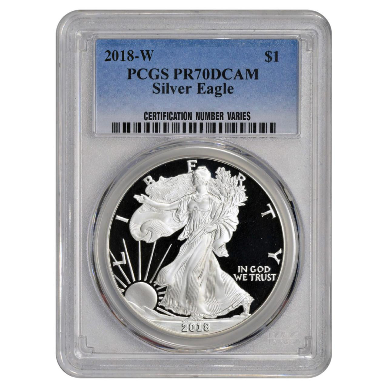 2018-W Silver Eagle - PCGS PR70DCAM