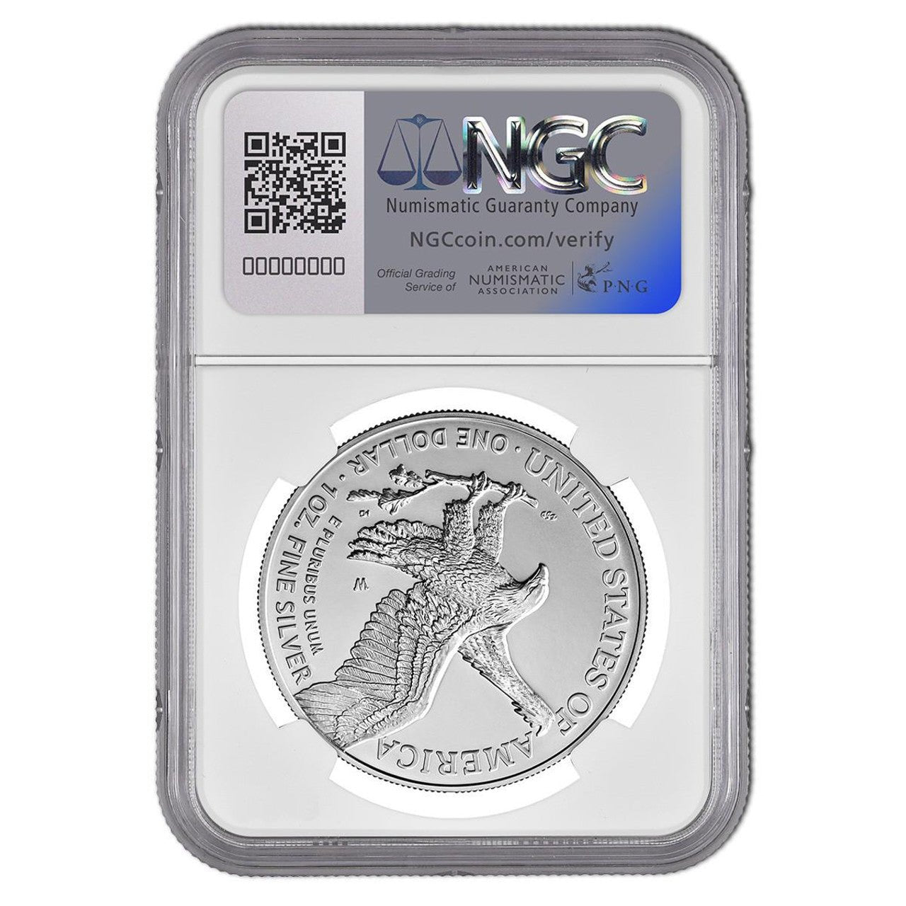 2021 (2022) Burnished Silver Eagle - NGC MS70 (2022 US Mint D.C. Releases) - CoinsTV