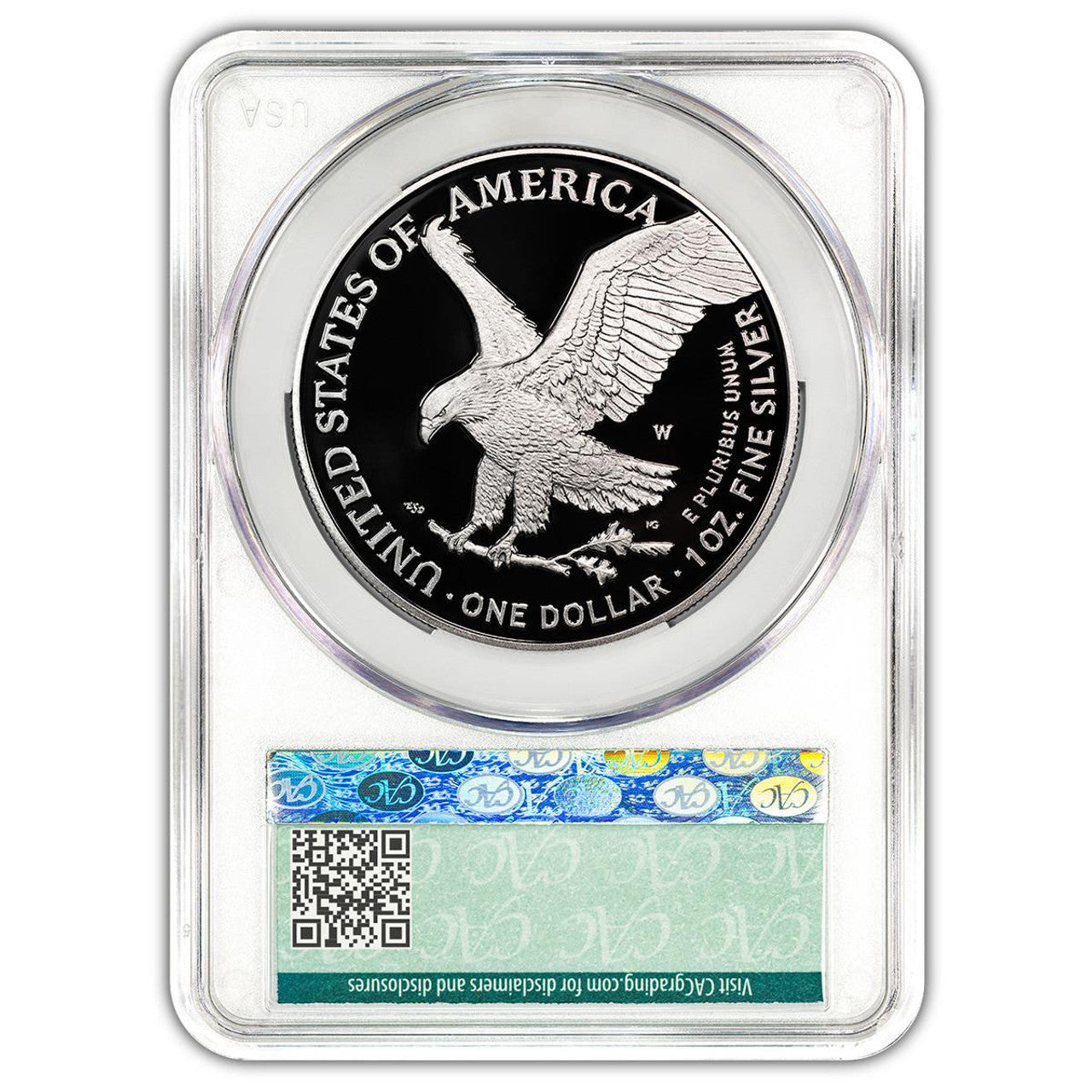 2025-W Silver Eagle CAC PR70 DCAM First Delivery - CoinsTV