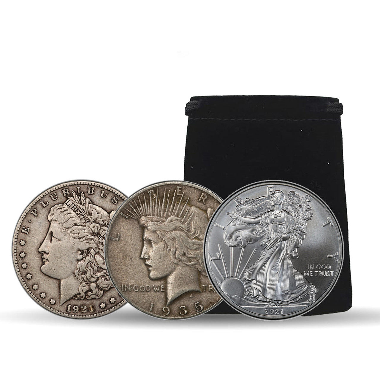 Ultimate Last Year of Issue Silver Dollar 3pc Collection