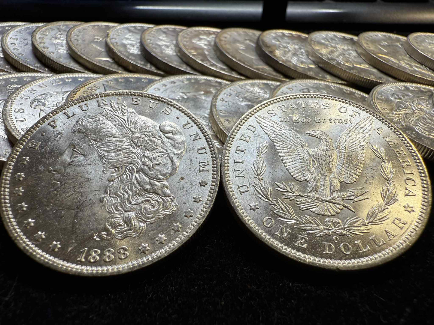 1888 Morgan Silver Dollar New Orleans - Brilliant Uncirculated - CoinsTV