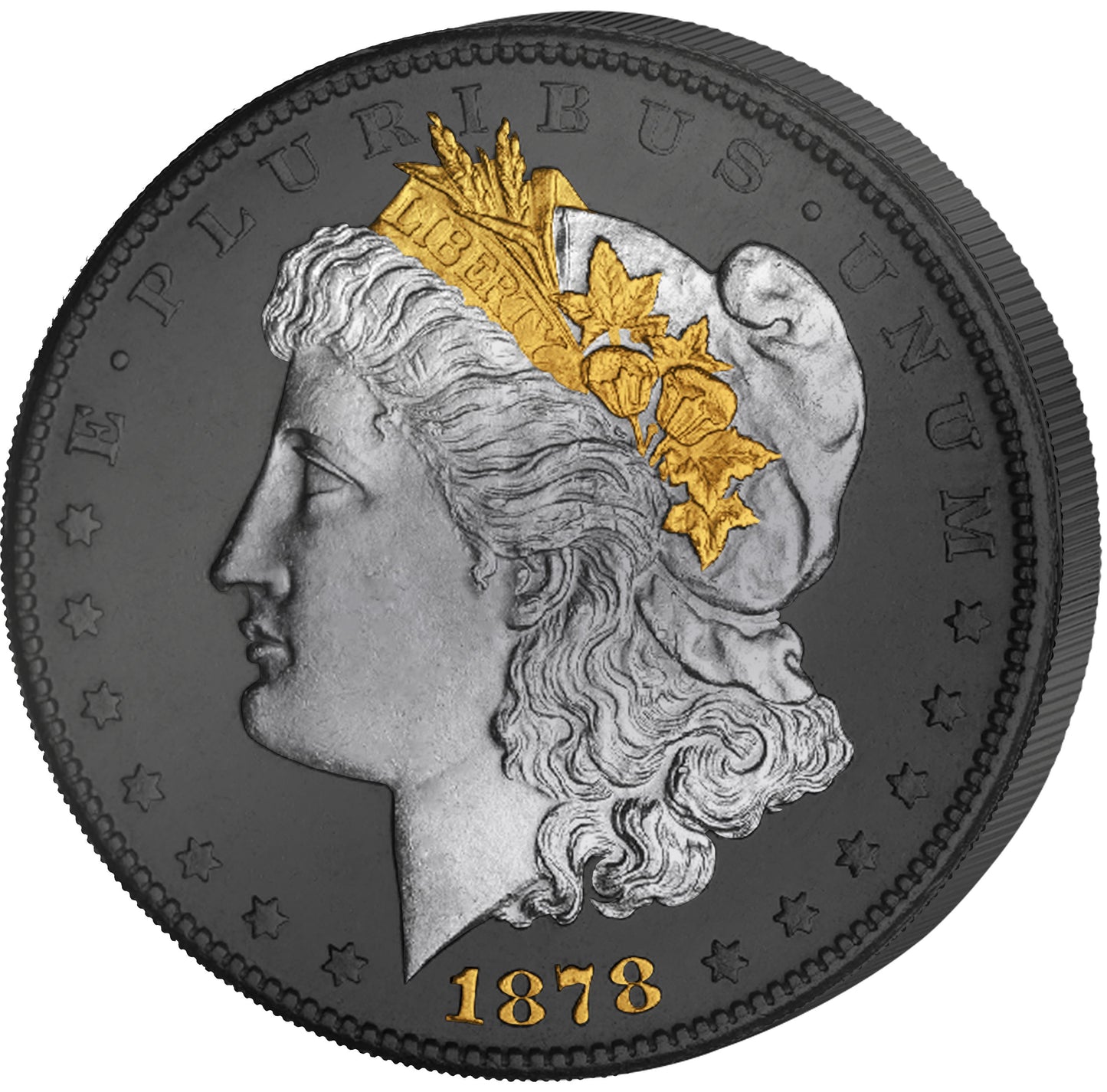 U.S. Morgan and Peace Dollar Golden Enigma Prestige Silver Coin Set