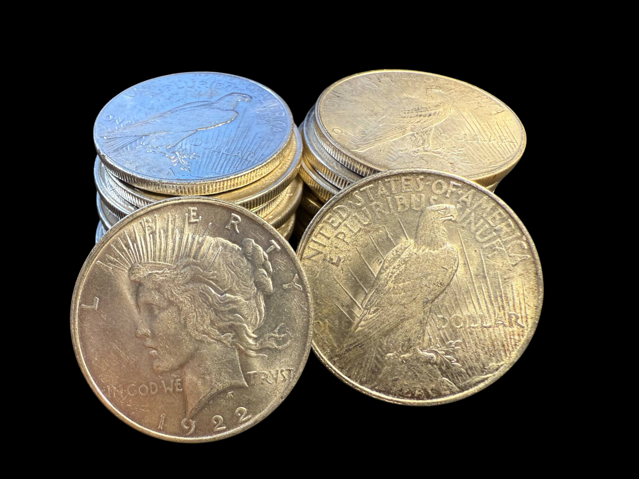 1922 D Peace Silver Dollar Denver - Uncirculated