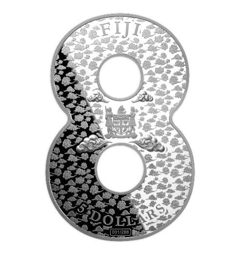 2024 Figure 8 Year of the Dragon 888 gram Silver in OGP