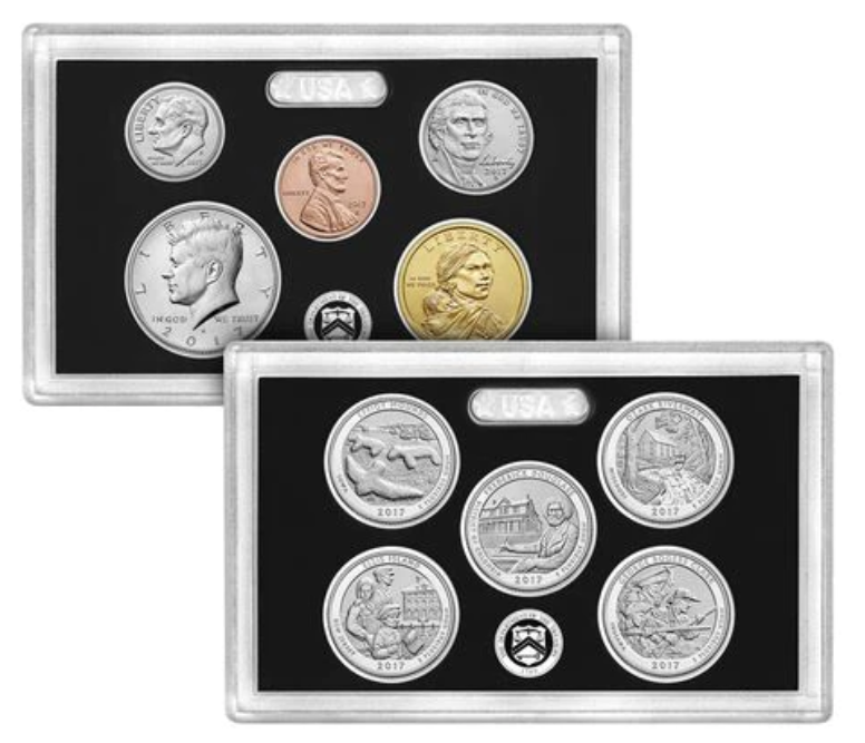 2017 U.S Mint 225th Anniversary Enhanced Uncirculated Coin Set - CoinsTV