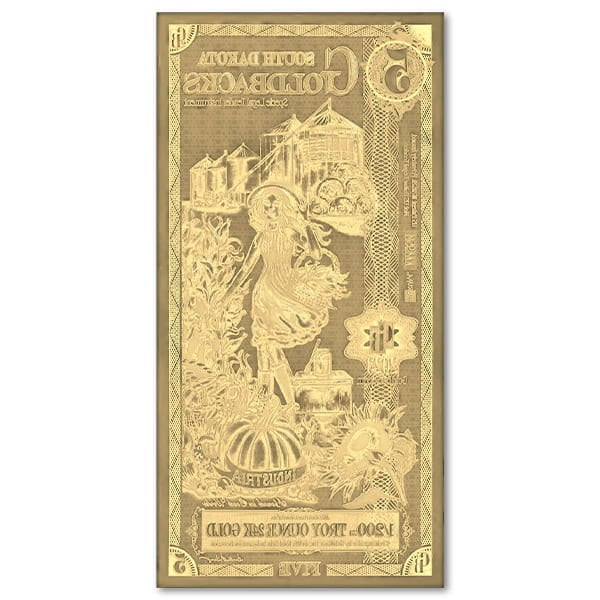 5 South Dakota Goldback - CoinsTV