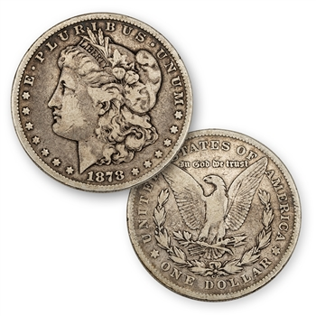 1878 Morgan Silver Dollar Carson City - Circulated - CoinsTV