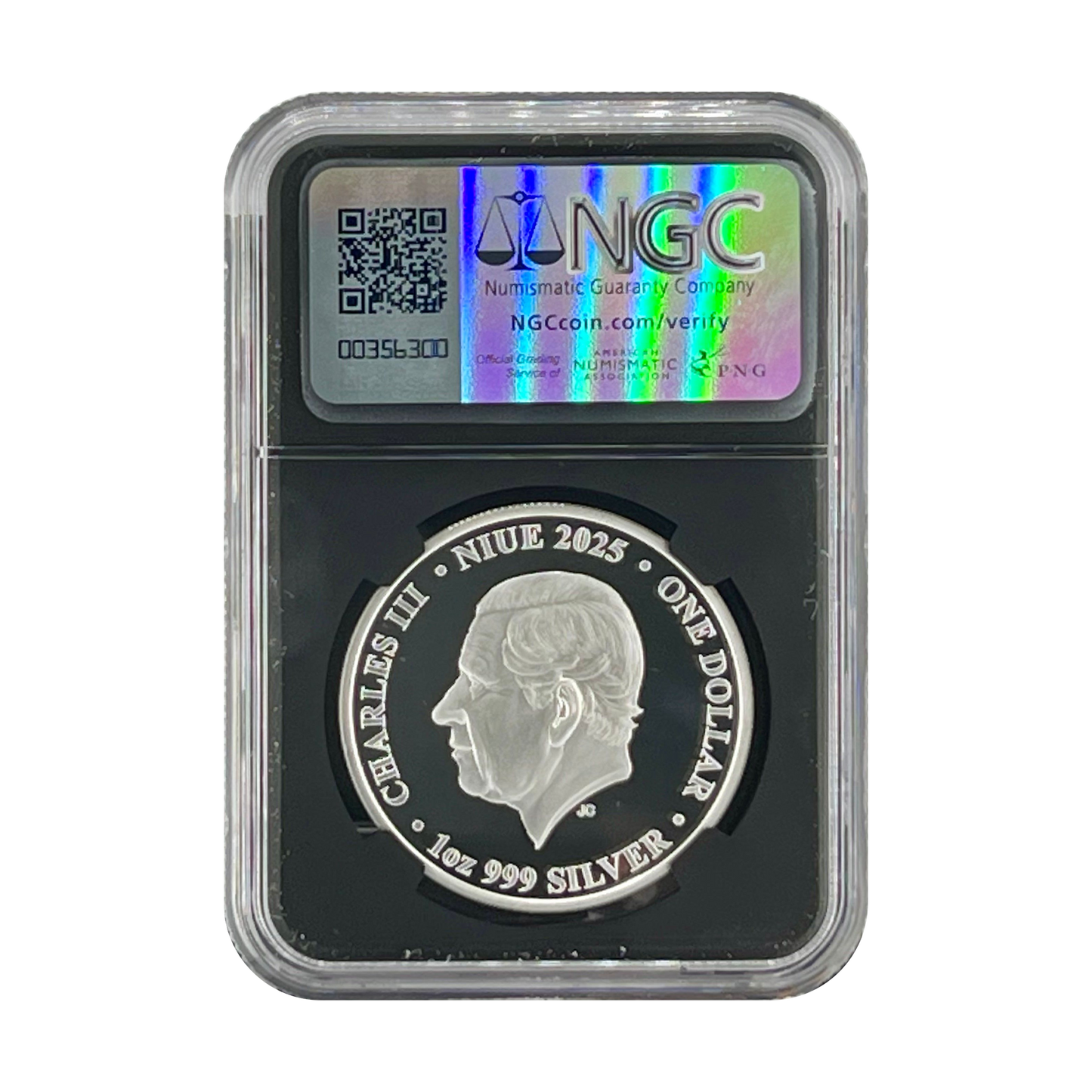 2025 Niue Lunar Snake Proof 1 oz Silver Coin - NGC PF70 UCAM Lunar Snake Label - CoinsTV