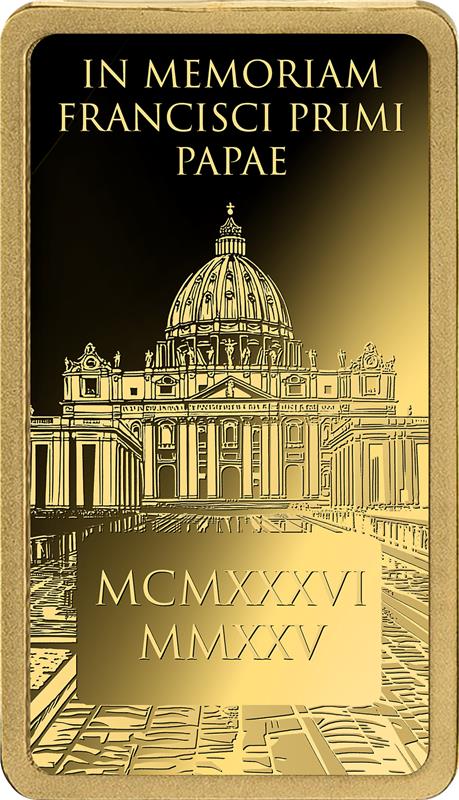 In Memoriam - Francisci Primi Papae - 1/200 oz Gold .9999