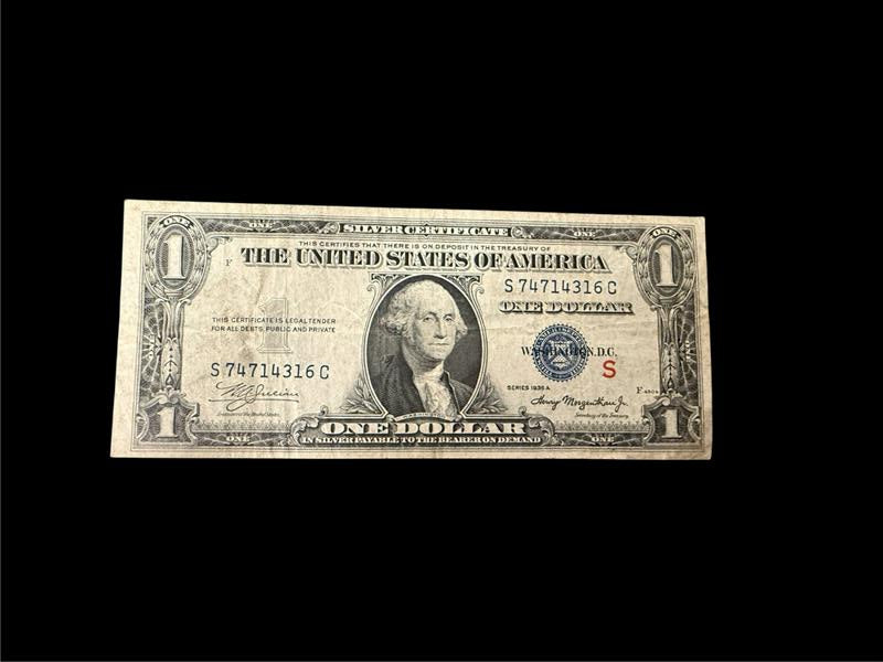 1935 $1 Experimental Silver Certificate Blue Seal
