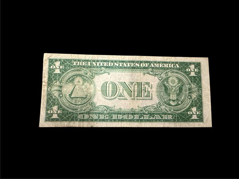 1935 $1 Experimental Silver Certificate Blue Seal - CoinsTV