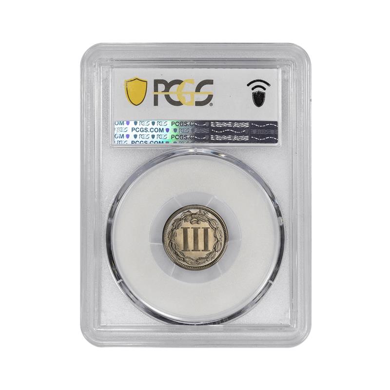 1883 Three Cent Nickel - PCGS PR66 CAC - CoinsTV