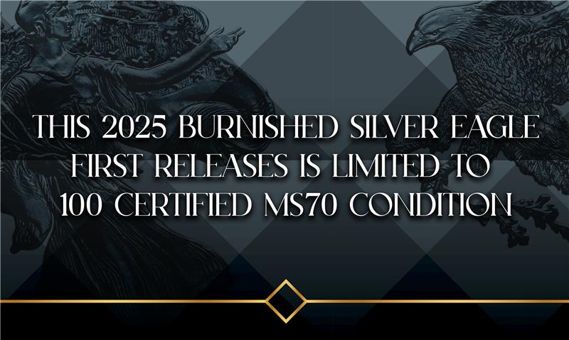 2025 W Silver Eagle Burnished - NGC MS70 First Releases In God We Trust Label - CoinsTV