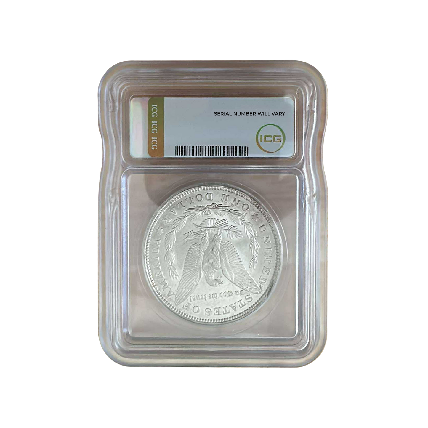 1921 Morgan Silver Dollar Philadelphia - Austin Hutto Signature - ICG MS64 - CoinsTV