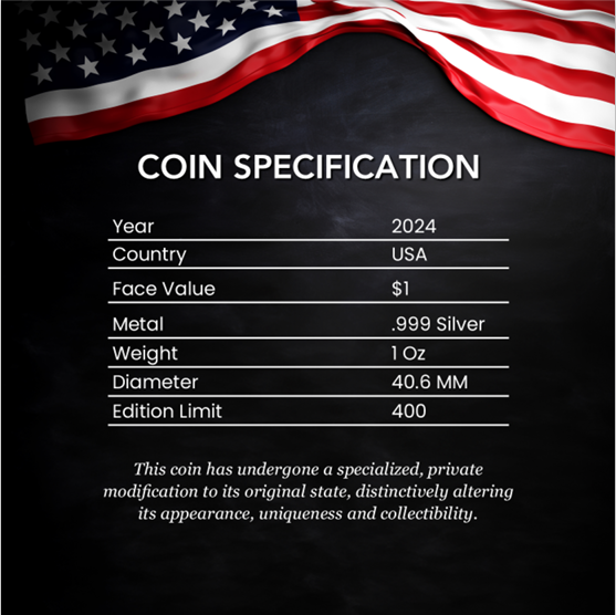2024 Fourth of July Silver Eagle - CoinsTV