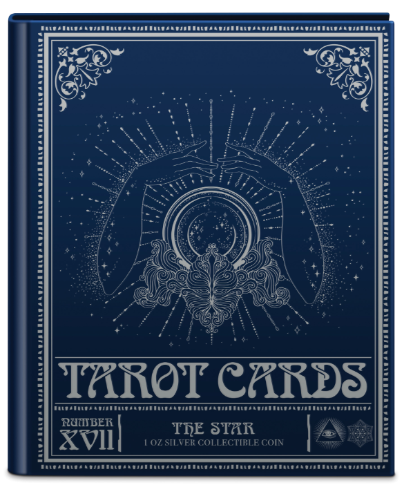 2024 Niue Tarot Card - The Star 1 oz Silver Coin - CoinsTV