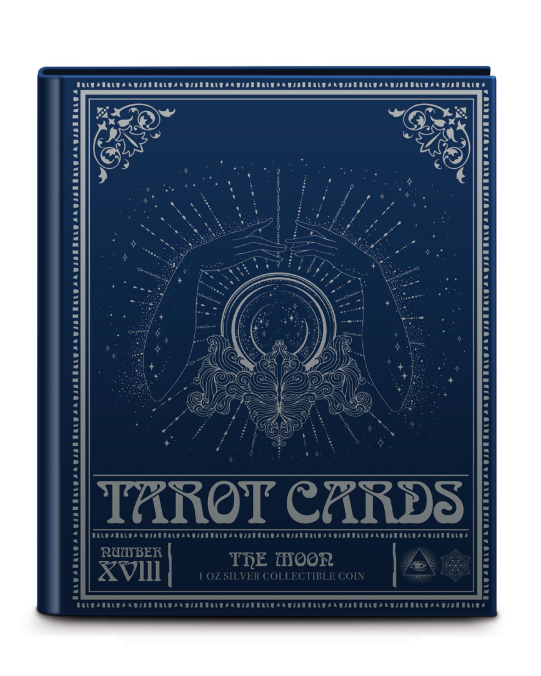 2024 Niue Tarot Card - The Moon 1 oz Silver Coin - CoinsTV