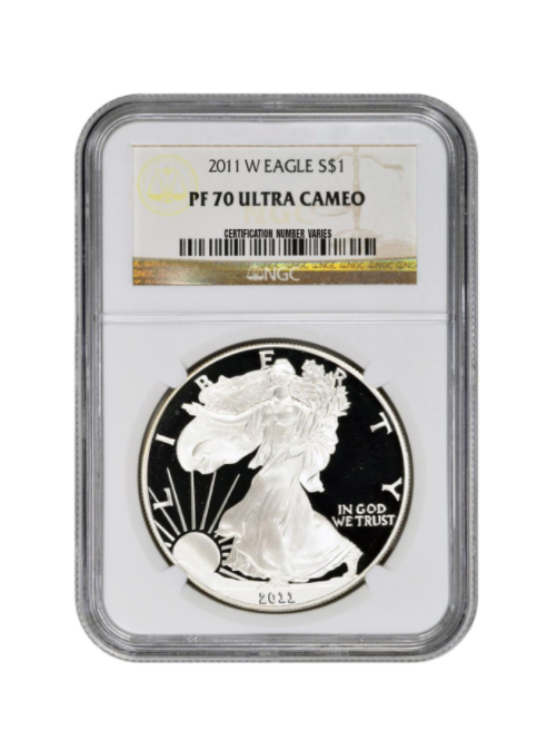 2011 W Silver Eagle - Proof - NGC PF70 Ultra Cameo - CoinsTV