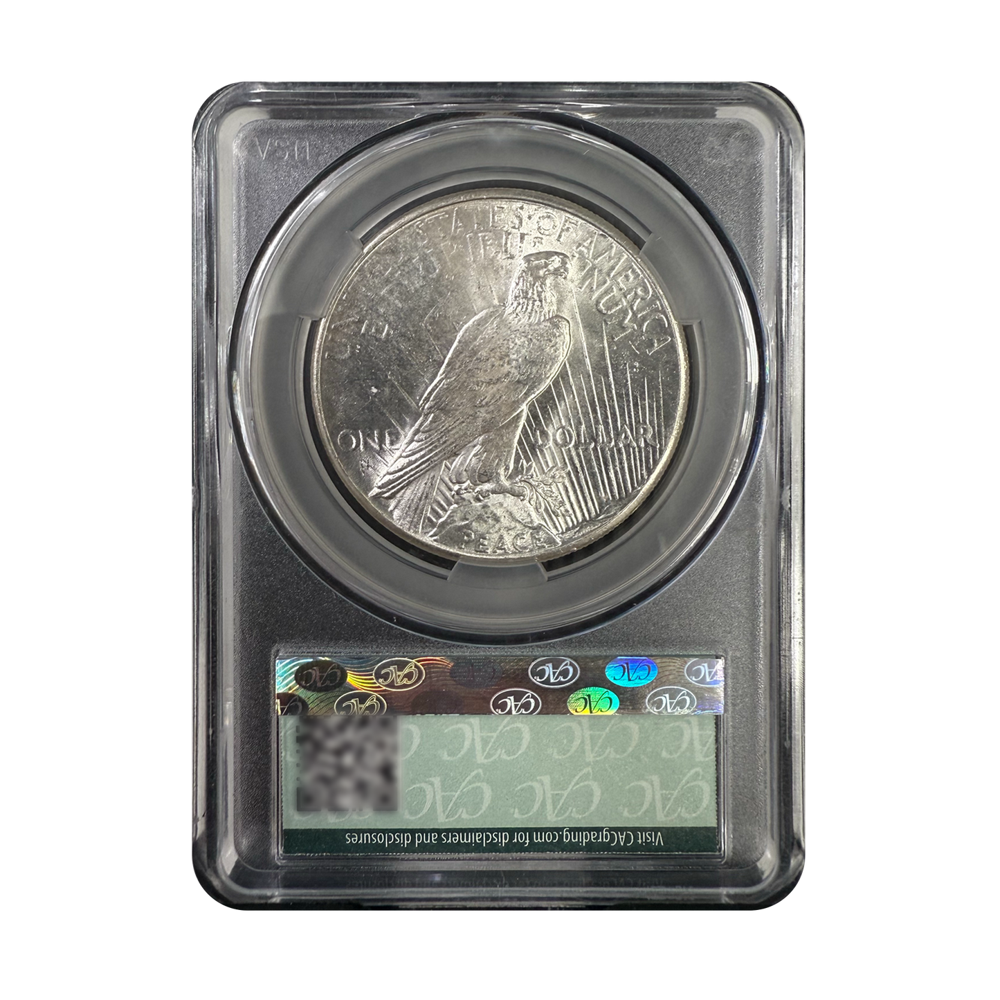 1926 Peace Dollar - CAC MS63 - CoinsTV