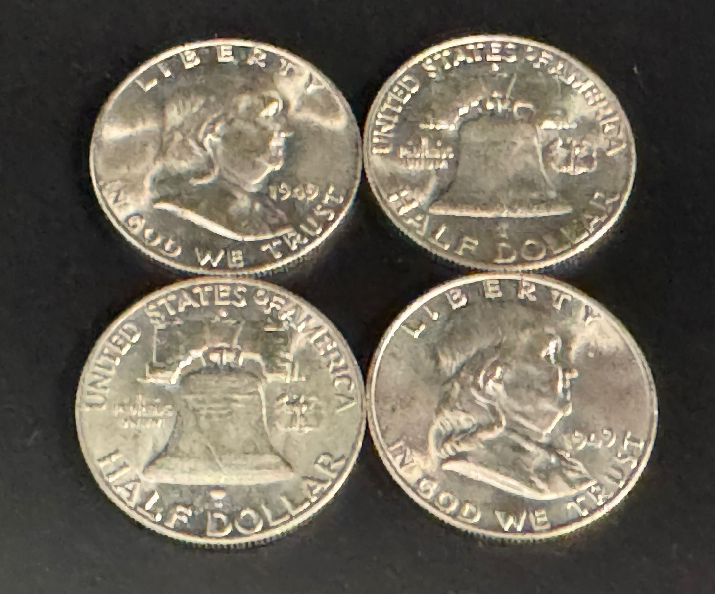 1949 Franklin 90% Silver Half Dollar Denver - Uncirculated