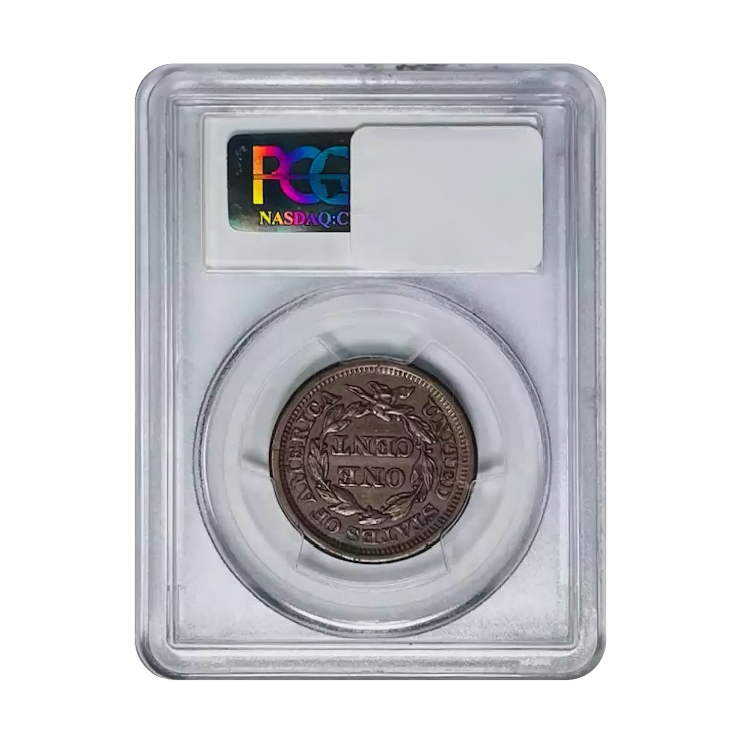 1853 Braided Hair Large Cent - PCGS AU58 - CoinsTV