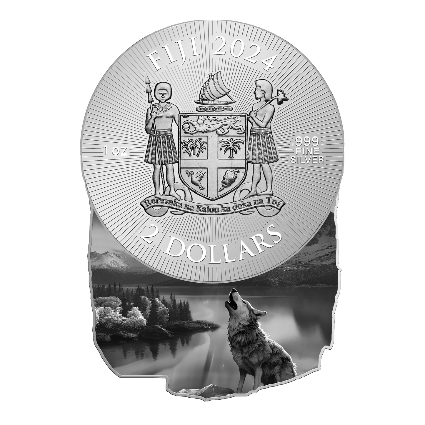 2024 Fiji Wonders of Nature Polar Lights 1 oz Silver Coin - CoinsTV