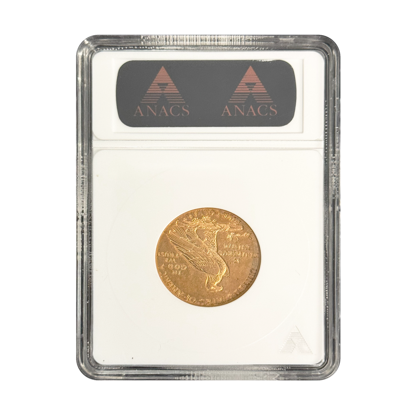 1911-D $5 Indian Gold Half Eagle - ANACS AU50 - CoinsTV