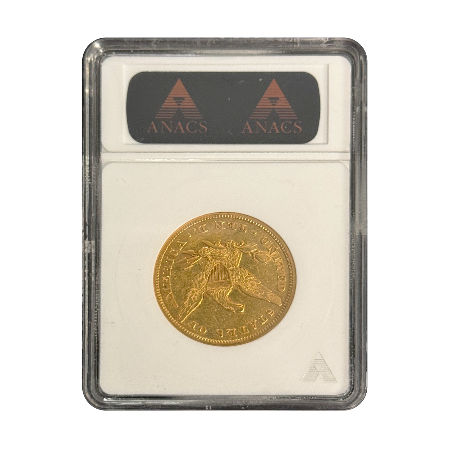 1857 $10 Gold Liberty Head - EF Details - ANACS Certified