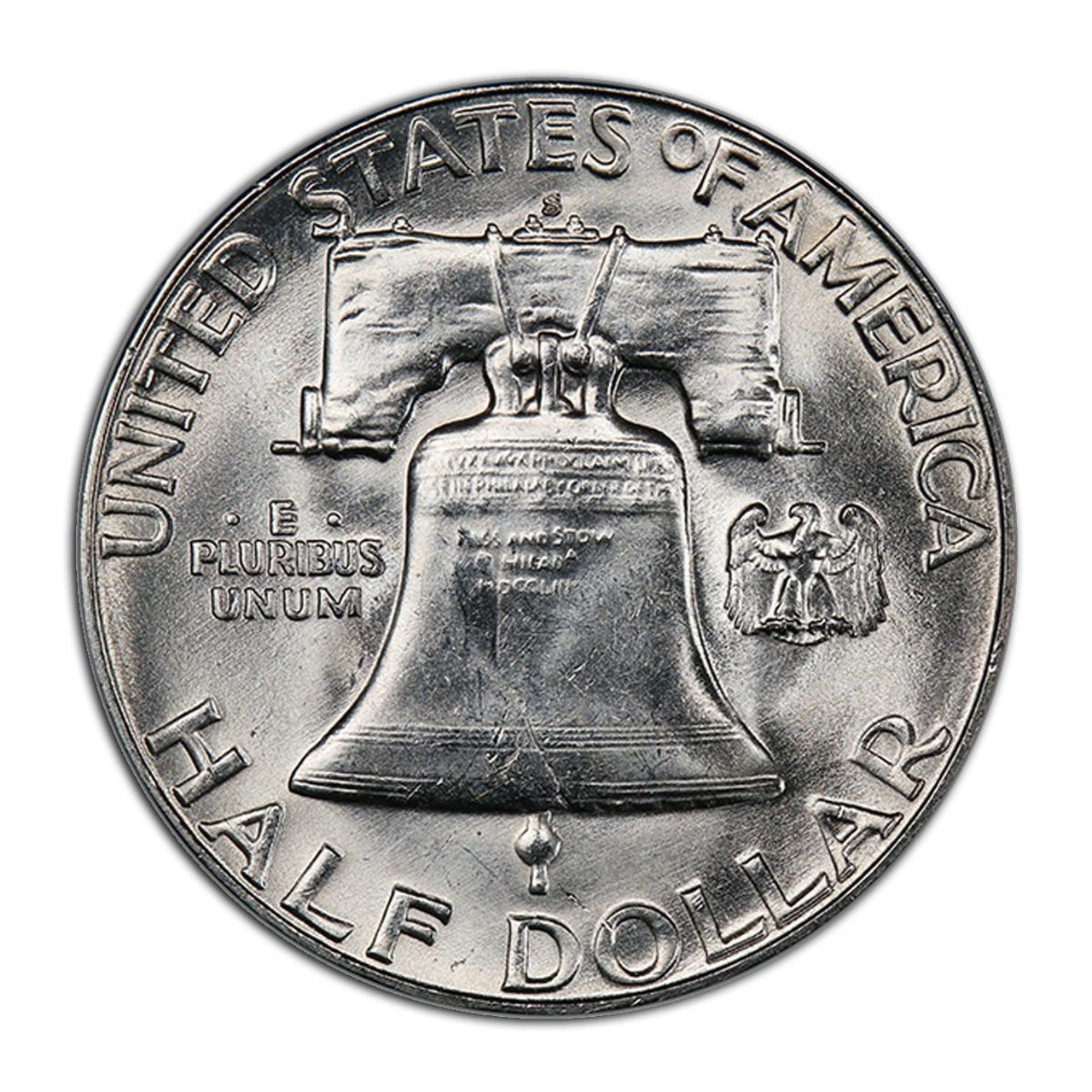 1954 Franklin 90% Silver Half Dollar San Francisco - Uncirculated - CoinsTV