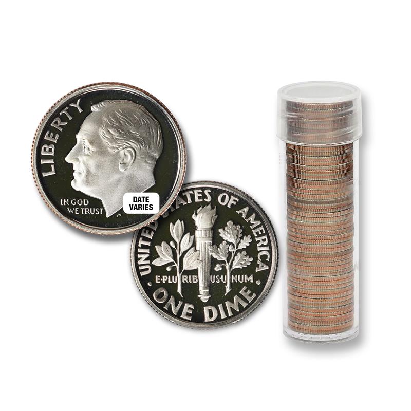 Sunshine Proof Dime Rolls - CoinsTV