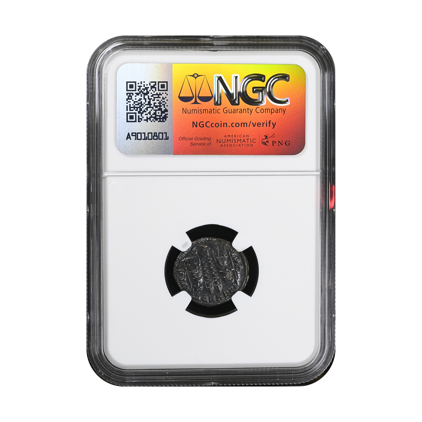 Roman AE of Constantine II AD 337-361 NGC AU - CoinsTV