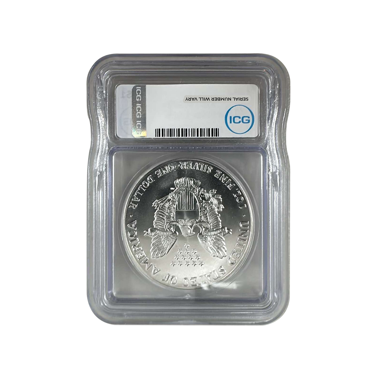 1988 Silver Eagle - Austin Hutto Signature - ICG MS69+ - CoinsTV