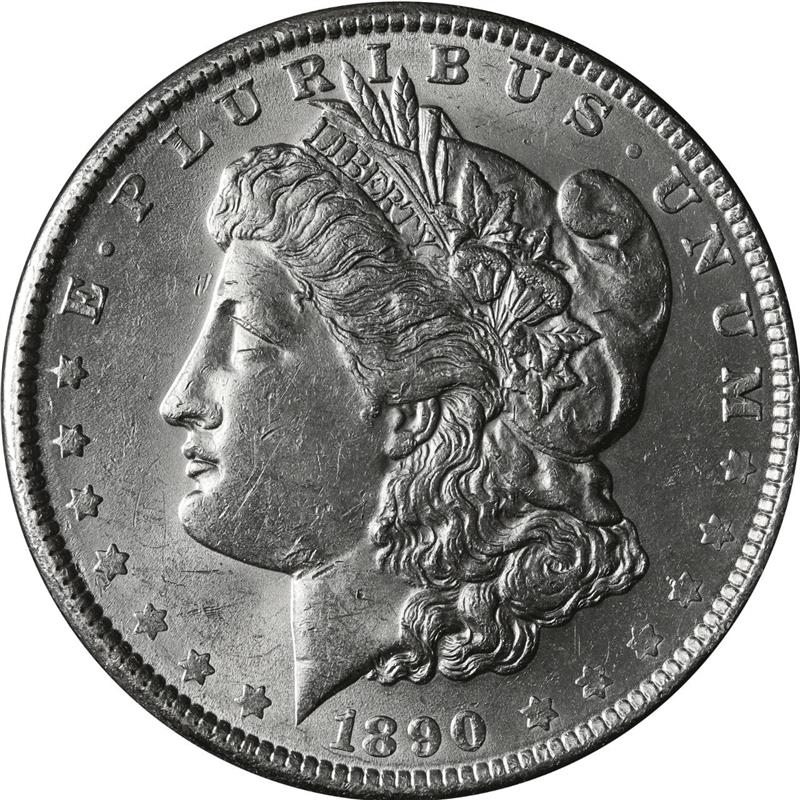 1890 Morgan Silver Dollar San Francisco - Brilliant Uncirculated