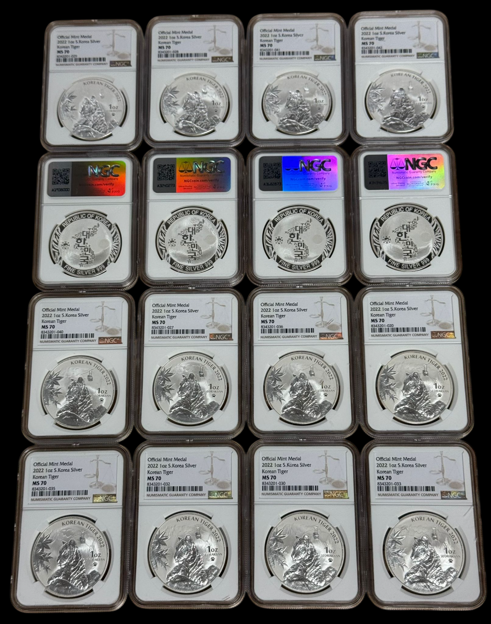 2022 South Korea 1 oz Silver - Korean Tiger - NGC MS70 - CoinsTV