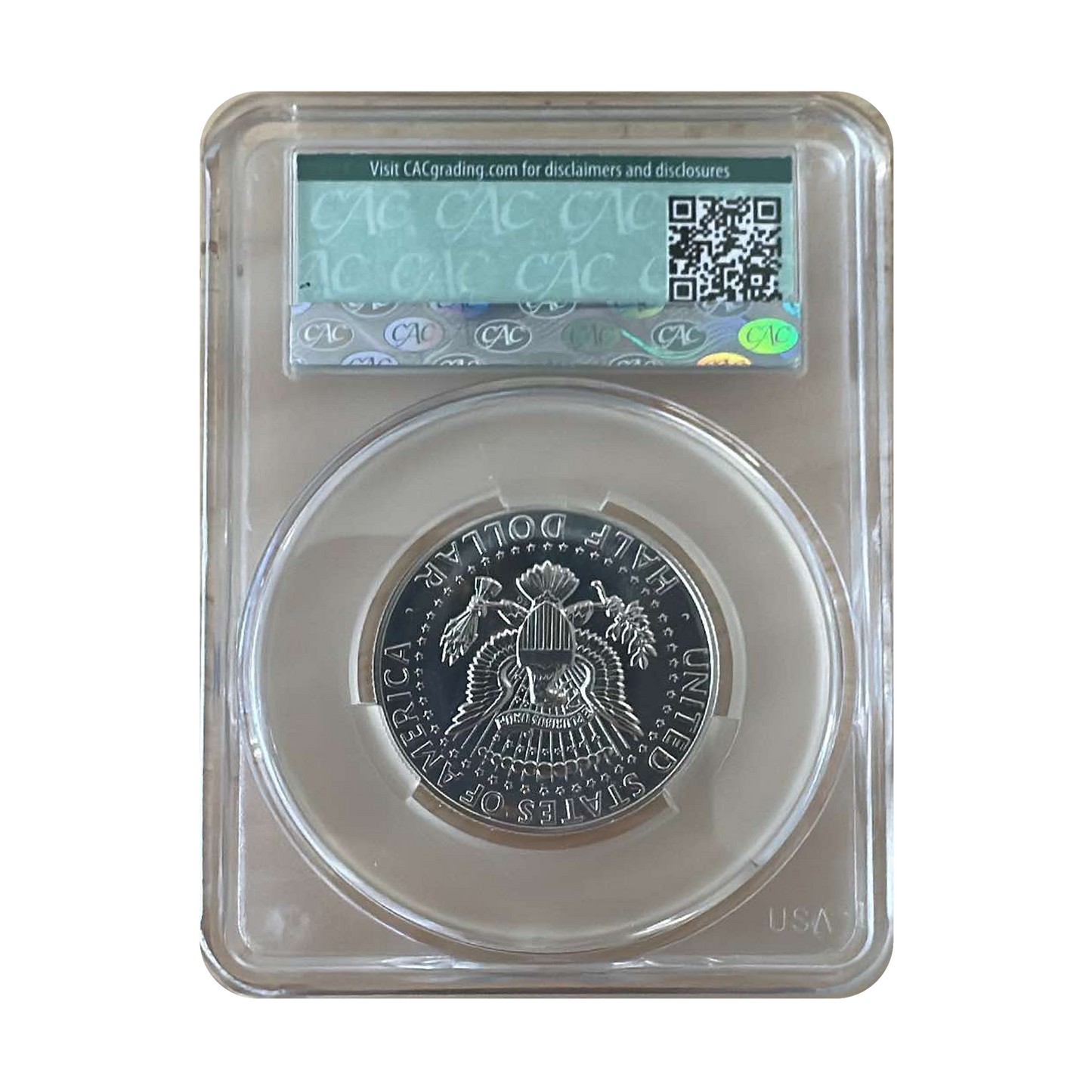 1964 Kennedy Silver Half Dollar Philadelphia - CAC PR65