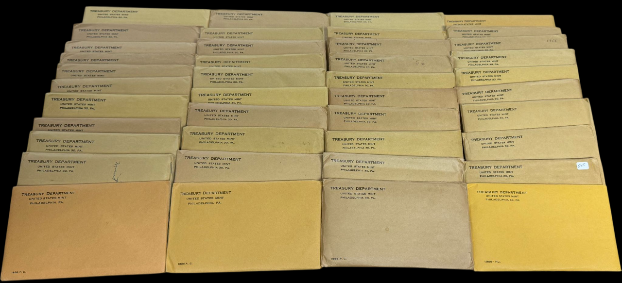1956 US Proof Set - 5 Coins - Unopened - CoinsTV