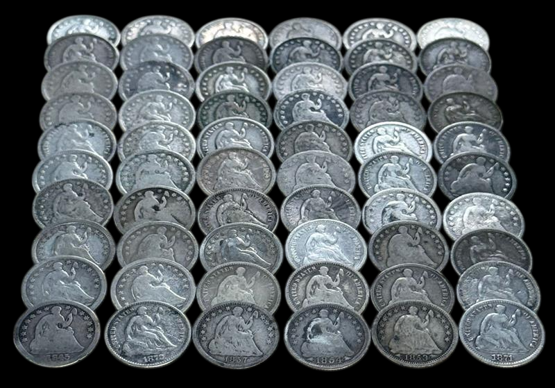 Seated Liberty Half Dime - Collectors Quality Circulated