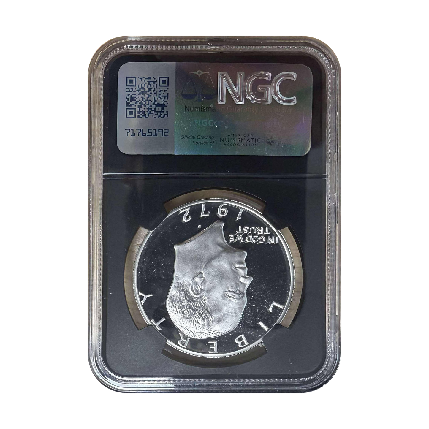 1972-S Eisenhower Silver Dollar - Gem Proof - NGC Charlie Duke Signature - CoinsTV