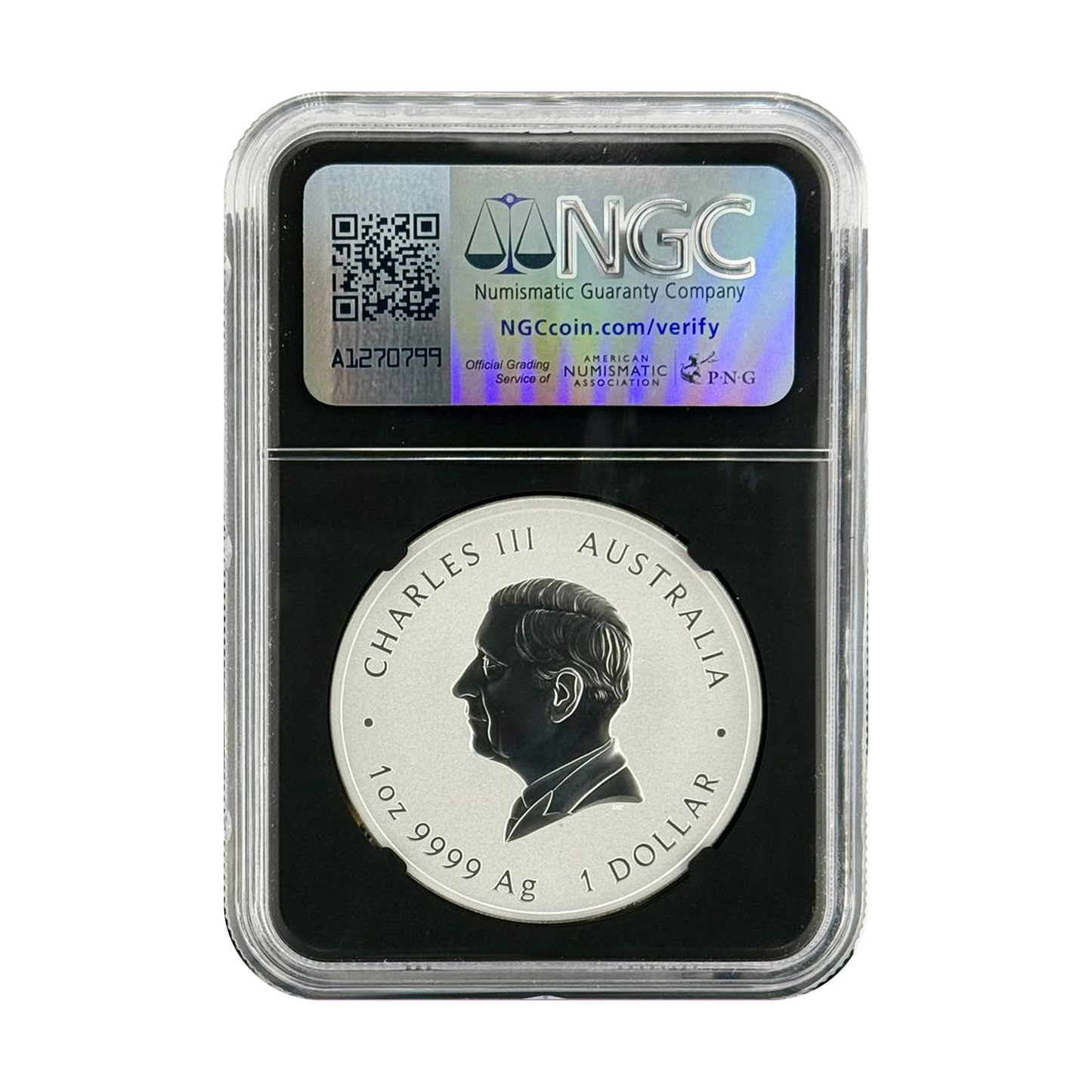 2025 Australia Spanish Pillar Dollar 225th Ann. 1 oz Silver Coin - NGC MS 70 Treasure Series - CoinsTV