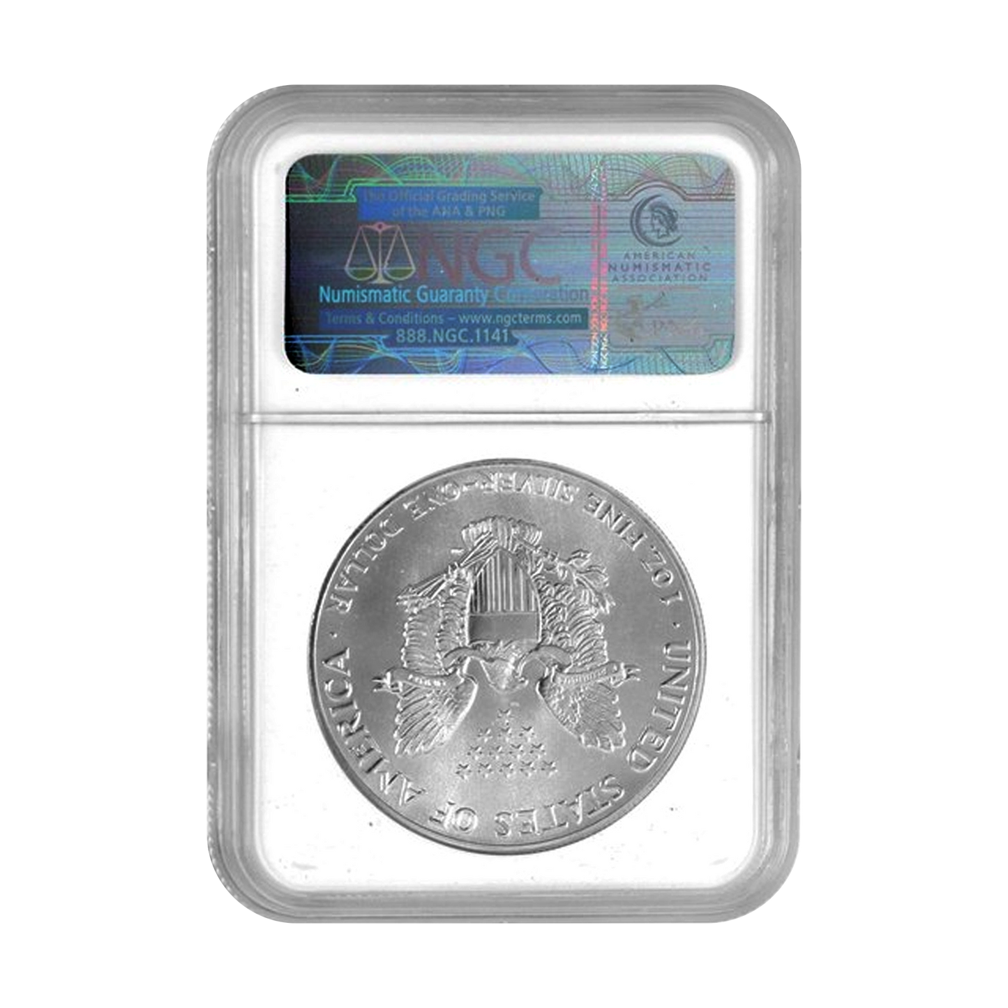1986 Silver Eagle - NGC MS69 Brown Label